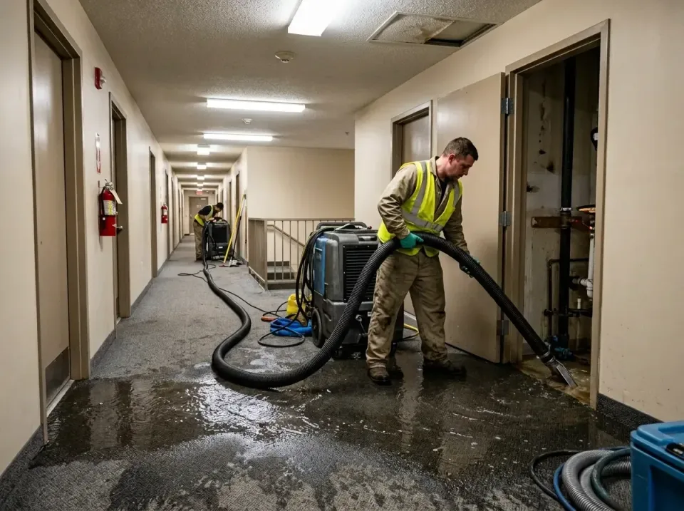 multi-unit-apartment-hallway-f-005 — frequently asked questions, Emergency Burst Pipe Water Extraction & Removal in Ossun, LA